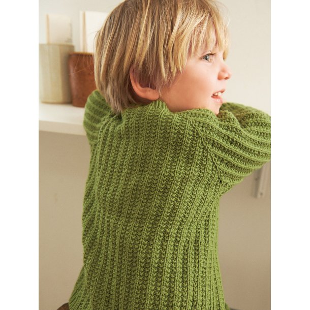 Ellis Cardigan Baby 2505_6 - Strikkeopskrift fra Sandnes