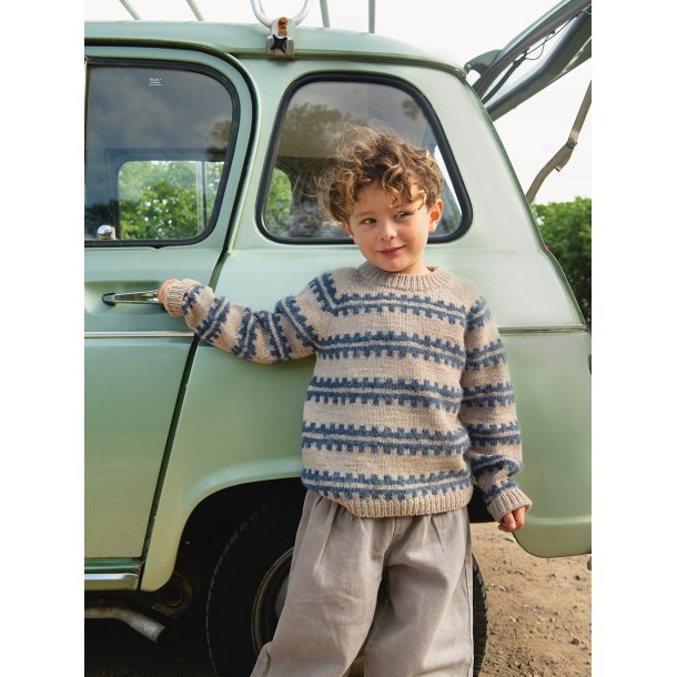 Ridge Sweater Junior 2506_2  - Strikkekit fra Sandnes