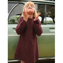 Sweet Pea Dress Junior 2506_08 - strikkeopskrift fra Sandnes
