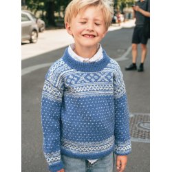 Setesdal Genser Junior 2509_04 - Strikkeopskrift fra Sandnes