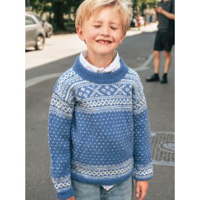 Setesdal Genser Junior 2509_04 - Strikkeopskrift fra Sandnes