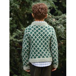 Christmas Tree Sweater Junior 2511_1 - Strikkekit fra Sandnes