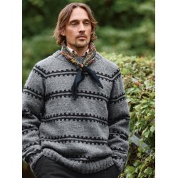Ridge Sweater Man 2513_02 - Strikkeopskrift fra Sandnes