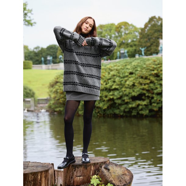 Ridge Sweater Man 2513_02 - Strikkeopskrift fra Sandnes