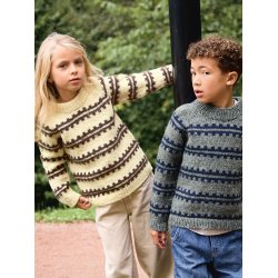 Ridge Sweater Junior 2513_3 - Strikkeopskrift fra Sandnes