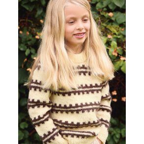 Ridge Sweater Junior 2513_3a - Strikkekit fra Sandnes