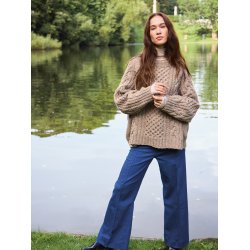 Wilbur Cable Sweater 2513_04 - Strikkeopskrift fra Sandnes