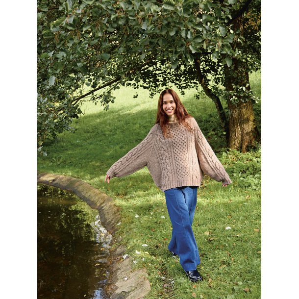 Wilbur Cable Sweater 2513_04 - Strikkeopskrift fra Sandnes