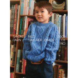 Nilo Sweater Junior 2601_b - Strikkekit fra Sandnes 