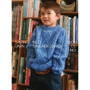 Nilo Sweater Junior 2601_a - Strikkekit fra Sandnes 