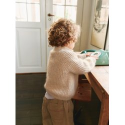 Tia Zipper Jacket Junior 2601_3b - Strikkekit fra Sandnes