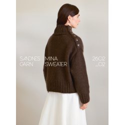 Mina Sweater 2602_02 i Peer Gynt - Strikkekit fra Sandnes