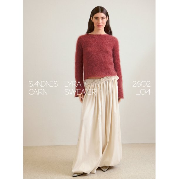 Lyra Sweater 2602_04 i Kos - Strikkekit fra Sandnes
