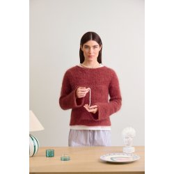 Lyra Sweater 2602_04 i Kos - Strikkekit fra Sandnes