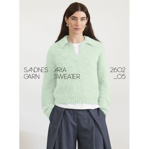 Aria Sweater 2602_05 - Strikkekit fra Sandnes
