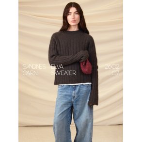 Elva Sweater 2602_07 - Strikkekit fra Sandnes