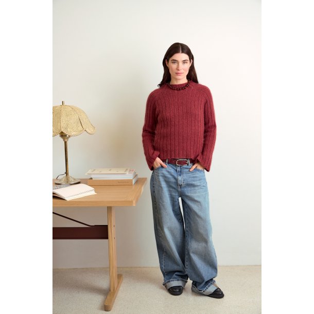 Elva Sweater 2602_07 - Strikkekit fra Sandnes