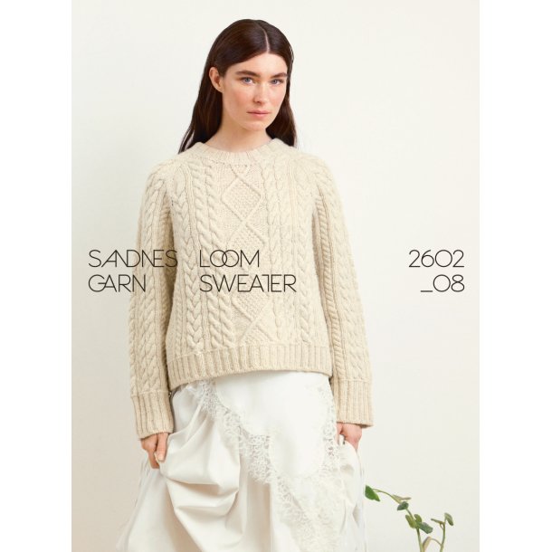 Loom Sweater 2602_08 - Strikkekit fra Sandnes