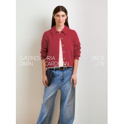 Aria Cardigan 2602_09 - Strikkekit fra Sandnes