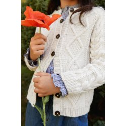 2605_01 Nilo Jacket Junior strikkekit fra Sandnes i Double Sunday