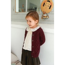 2605_01 Nilo Jacket Junior strikkekit fra Sandnes i Double Sunday