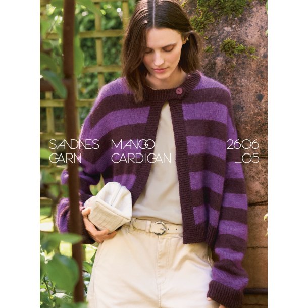 Mango Cardigan 2606_05 DIY - Strikkeopskrift fra Sandnes
