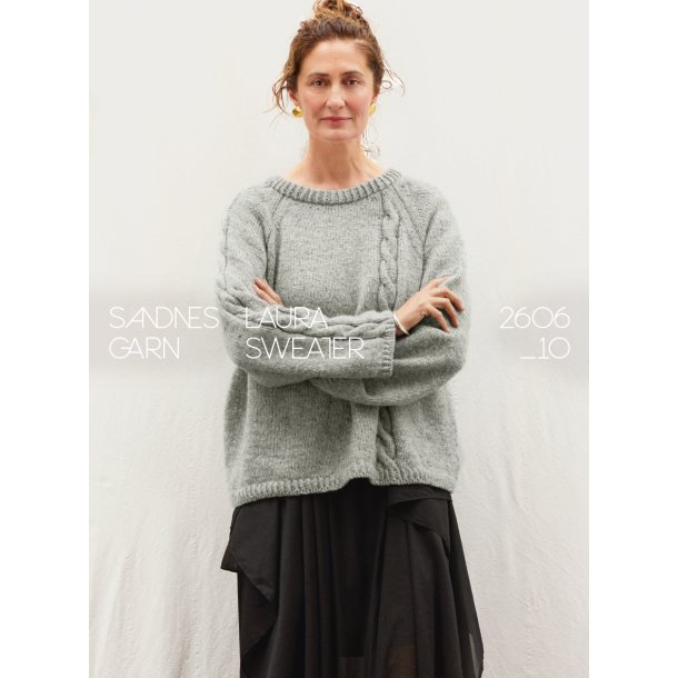2606_10 Laura Sweater - Strikkeopskrift fra Sandnes