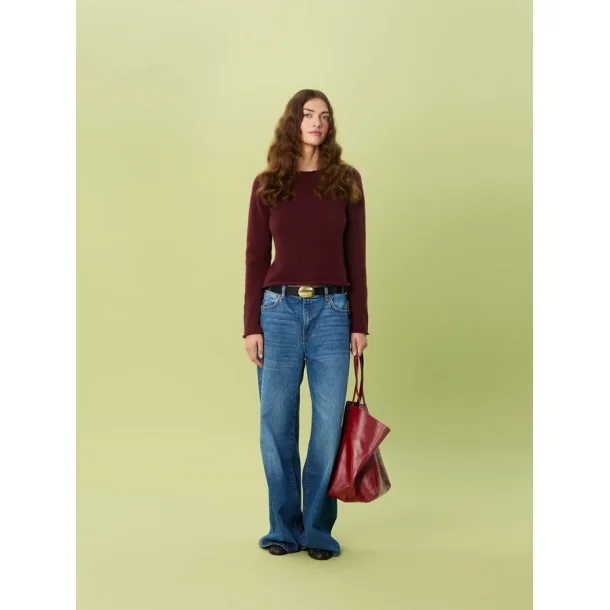 Nola Sweater 2607_02 Cashmere - Strikkekit fra Sandnes