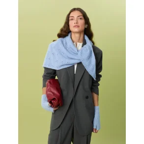 Miu Pointelle Shawl � Strikkeopskrift Sandnes 2607_3 Cashmere