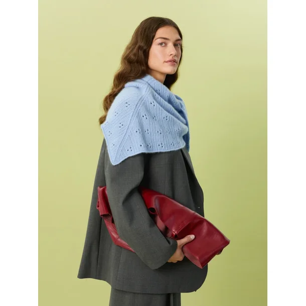 Miu Pointelle Shawl � Strikkekit  Sandnes 2607_3 Cashmere
