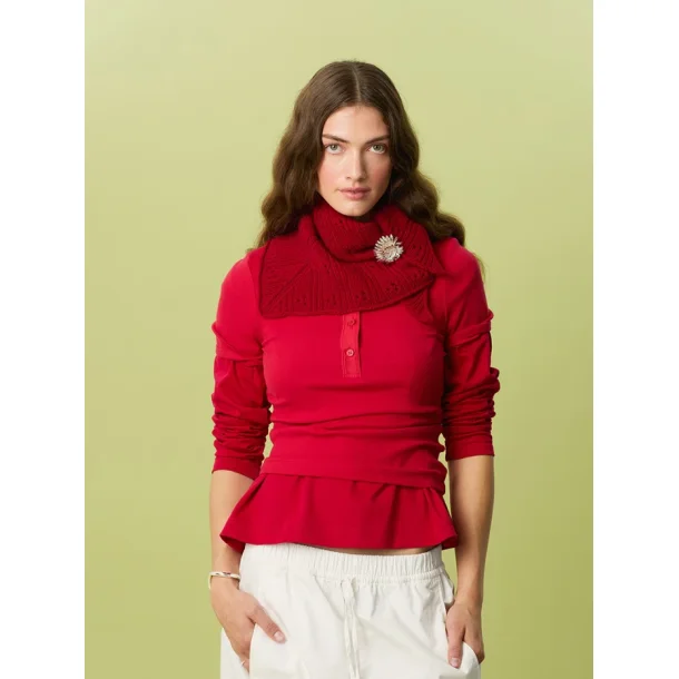 Miu Pointelle Shawl � Strikkekit  Sandnes 2607_3 Cashmere