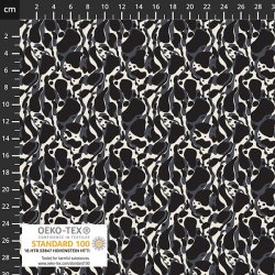 Light &amp; Lush viskosestof med mnster pr 0,25 m