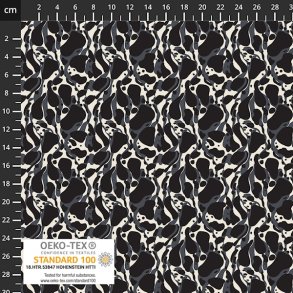 Light & Lush viskosestof med mnster pr 0,25 m