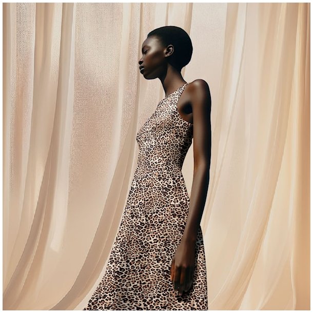 Light og lush lys leopard pr. 0,25 m.