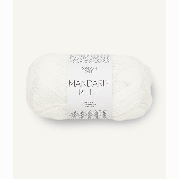 Sandnes Mandarin Petit 1002 Hvid