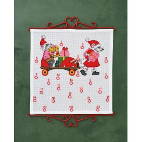 Rulleskjtemus 34-4213 - Broderi kit fra Permin