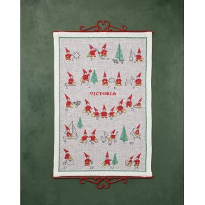 Nisser Julekalender 34-4518 - broderi kit fra Permin