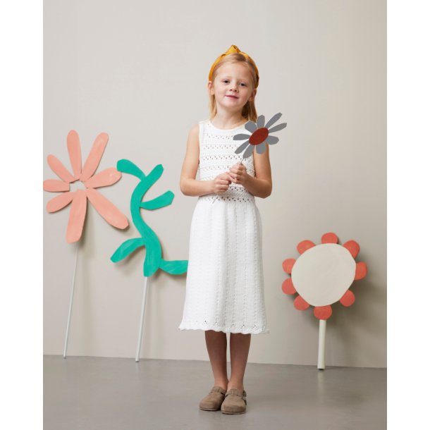 Erle Sommerkjole 438 - Strikkekit fra Rauma