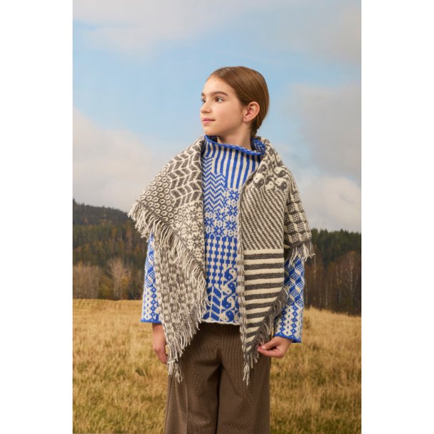 Nordic mix sjal - Strikkekit fra Laura Dalgaard