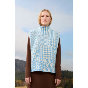 Nordic Mix Vest af Laura Dalgaard - Strikkekit fra Rauma