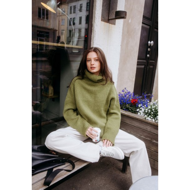 477 Heia raglangenser - Strikkekit fra Rauma