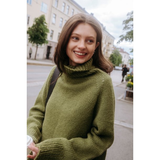 477 Heia raglangenser - Strikkekit fra Rauma