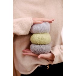505 Lun Lenibluse - Strikkekit fra Rauma