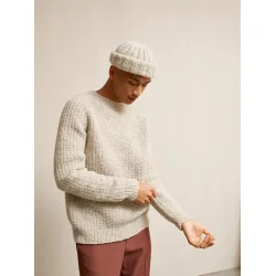 Pekka strukturgenser - Rauma Strikkekit