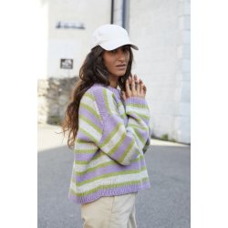 Stripegenser C - Strikkekit fra Rauma str. S-M