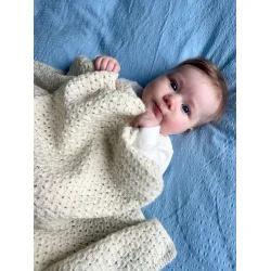 Aven Babyteppe 527 - Strikkekit fra Rauma