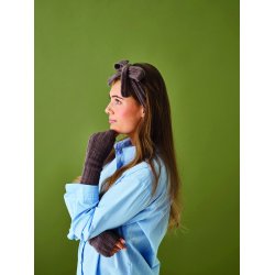 Halvvanter og trklde - Hannah byPermin strikkekit