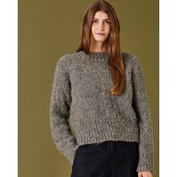 Raglansweater Bodil - Strikkeopskrift fra Permin