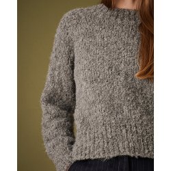 Raglansweater Bodil - Strikkeopskrift fra Permin