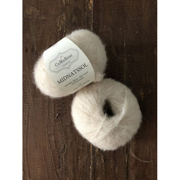 CaMaRose Midnatssol garn  9506 Lys beige - RWS